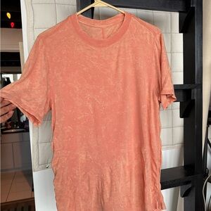 Women’s Lululemon All Yours Washed Coral Short-Sleeve T-Shirt